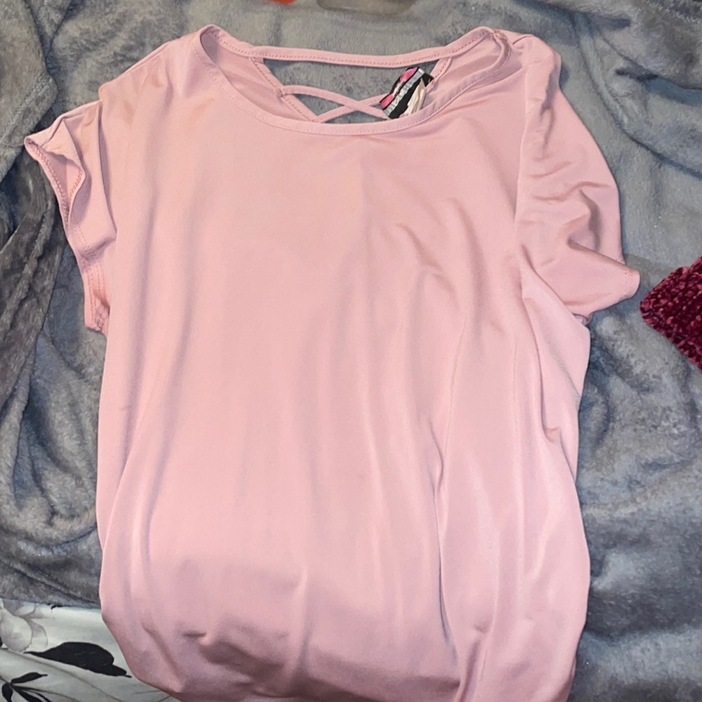 Nude pink top
